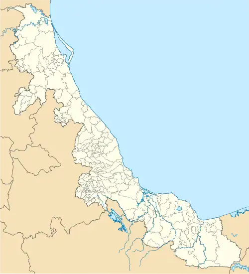 Texcatepec is located in Veracruz