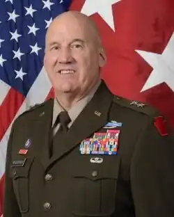 2025 color photo of Major General Michael Wegscheider in dress uniform