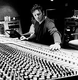 Michael James mixing an album at Westlake Audio in 1999.