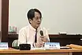 Michael Tan during the 10th International Symposium on Humanistic Buddhism at Fo Guang Shan Monastery in Kaohsiung, Taiwan