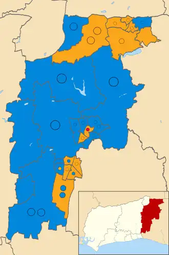 2007 results map