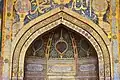 Close-up of the mihrab's spandrel