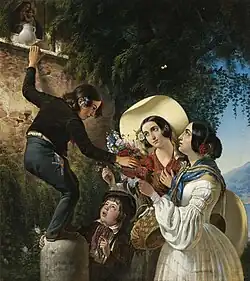 Flowers for the Madonna, 1841; auctioned at Sotheby's in June 2008