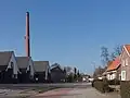 Stone chimney from former Van Hout factory