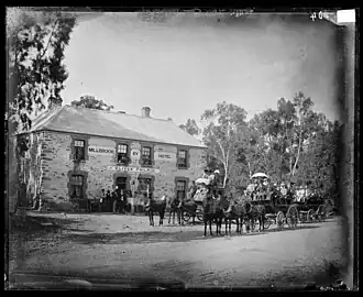 Millbrook Hotel in 1886 since demolished