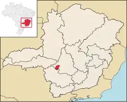 Location in São Paulo state
