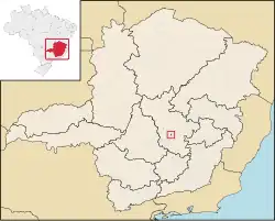 Location in Minas Gerais