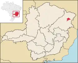 Location in Minas Gerais