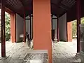 The Tablet Hall, with the tortoise left behind by the Kangxi Emperor