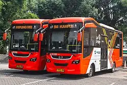 Minitrans bus operated by Jewa Dian Mitra