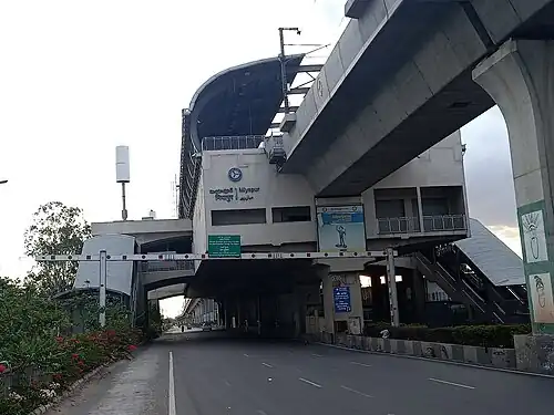 Miyapur Metro Satation, Hyderabad