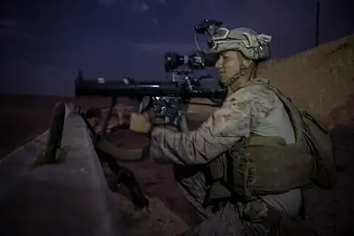 Mk 153 Mod 0 with an AN/PVS-17C (4.5×)