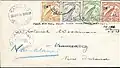 Air mail cover flown from Mogai Aerodrome (near Mount Hagen gold fields) to Salamaua. Endorsed, signed and dated by Bob Gurney, who had made the first landing at Mogai the previous day for Guinea Airways (2 Apr 1934)