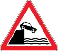 Unprotected riverbank