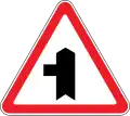 Crossroads with priority from the left