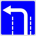 Direction of travel on the lane