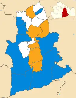 2011 results map