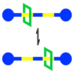 An example of a rotaxane-based molecular shuttle