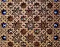 Detail of Mudéjar ceiling in the cloister