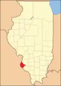 In 1827, an adjustment to Monroe County's border with St. Clair brought it to its present territory