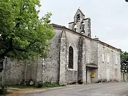 The church of Saint-Sulpice-de-Bourges, in Montagudet