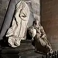 The monument to George Lynn (d.1758) by Louis-François Roubiliac, erecetd in 1760, at Southwick, Northamptonshire.