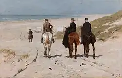 Anton Mauve, Morning Ride on the Beach (1876)