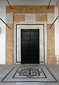 Detail of one of the doors of the mosque.