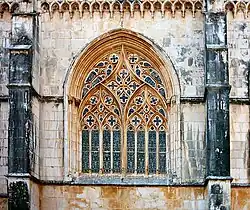 Flamboyant window of Batalha Monastery (1386–1517)