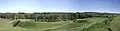 Mounds B, and C from the top of Mound A.