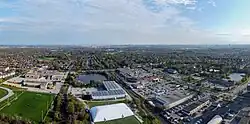 Aerial view of Mount Joy