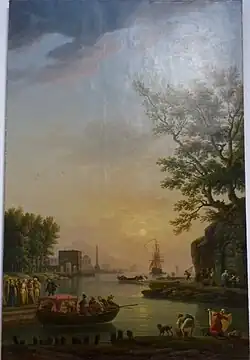 Entrance to a Seaport by Claude-Joseph Vernet