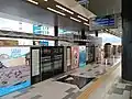 Kwasa Damansara-bound platform at the station