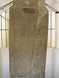 Pali face of pillar B