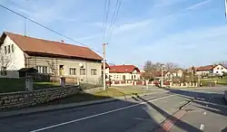 Centre of Zářecká Lhota