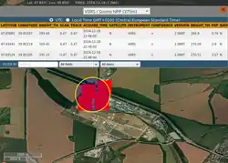NASA's FIRMS detected extensive fire at the Novoshakhtinsk oil refinery on 18 December 2024 22:48:00 (UTC)