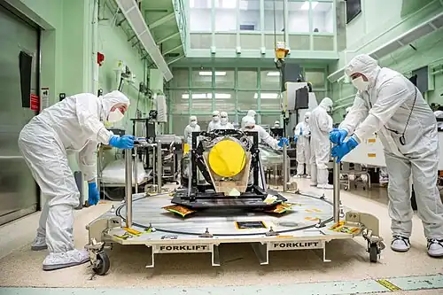 The full-scale Engineering Development Unit Telescope for the LISA at NASA's Goddard Space Flight Center, 2024