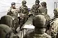 British and Turkish soldiers train during the Steadfast Defender 2024 NATO exercise