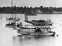 Samoan Clipper exploded just after leaving Pago Pago Harbor in 1938.