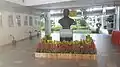 The head statue of the institution founder Mr Tan Kah Kee at the foyer, taken amid the institution's 69th anniversary.