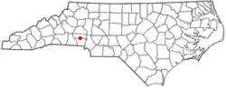 Location of HighShoals, North Carolina