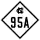 North Carolina Highway 95A marker