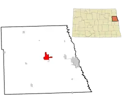 Location of Grand Forks AFB, North Dakota
