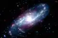 NGC 4536 by Spitzer Space Telescope