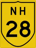 National Highway 28 shield}}