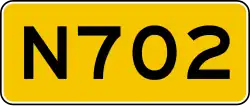 Provincial highway 702 shield}}