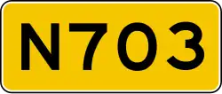 Provincial highway 703 shield}}