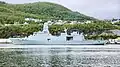 HDMS Niels Juel at Harstad on 22 June 2018.
