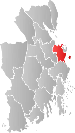 Borre within Vestfold