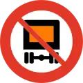 No transport of dangerous goods